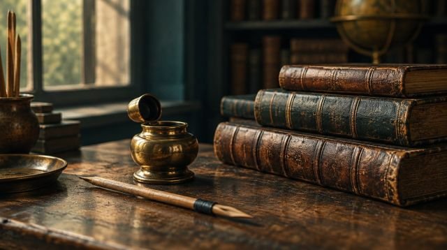 Dini Terimler: Vacib – hokka, kamış kalem ve eski kitaplar