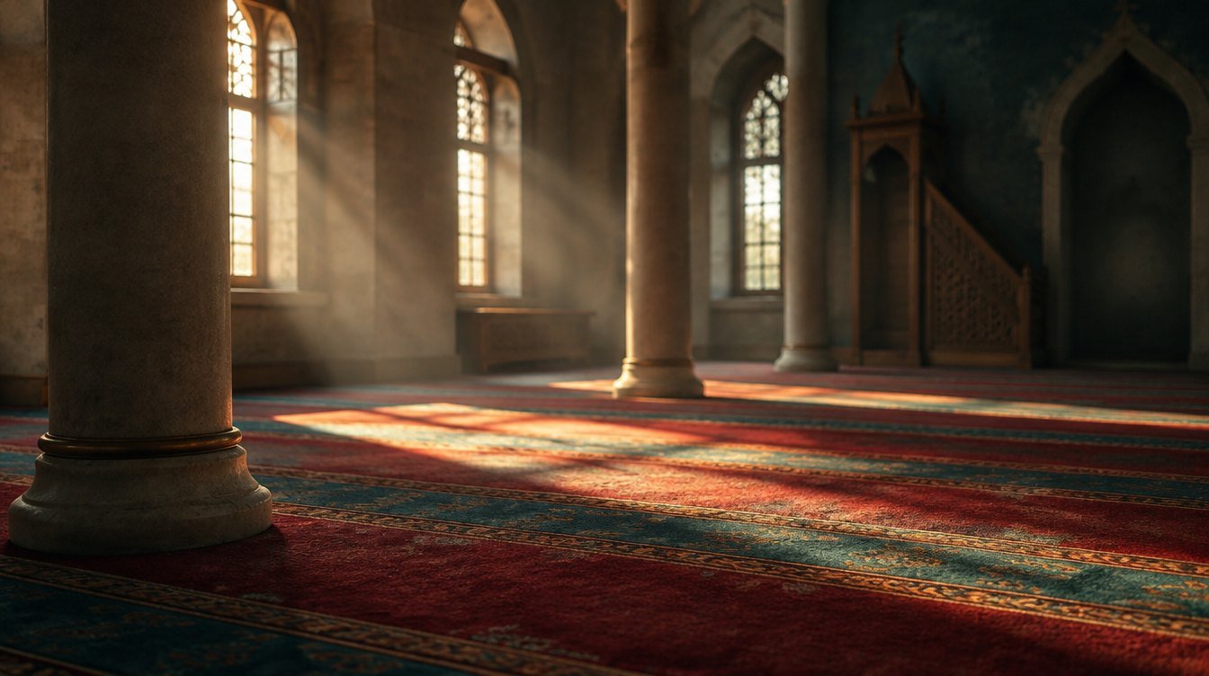 Namazın Farzları – sabah ışığında sakin cami içi