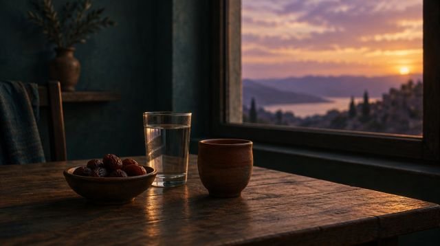 Pazartesi ve Perşembe Orucu – akşam sofrasında hurma ve su